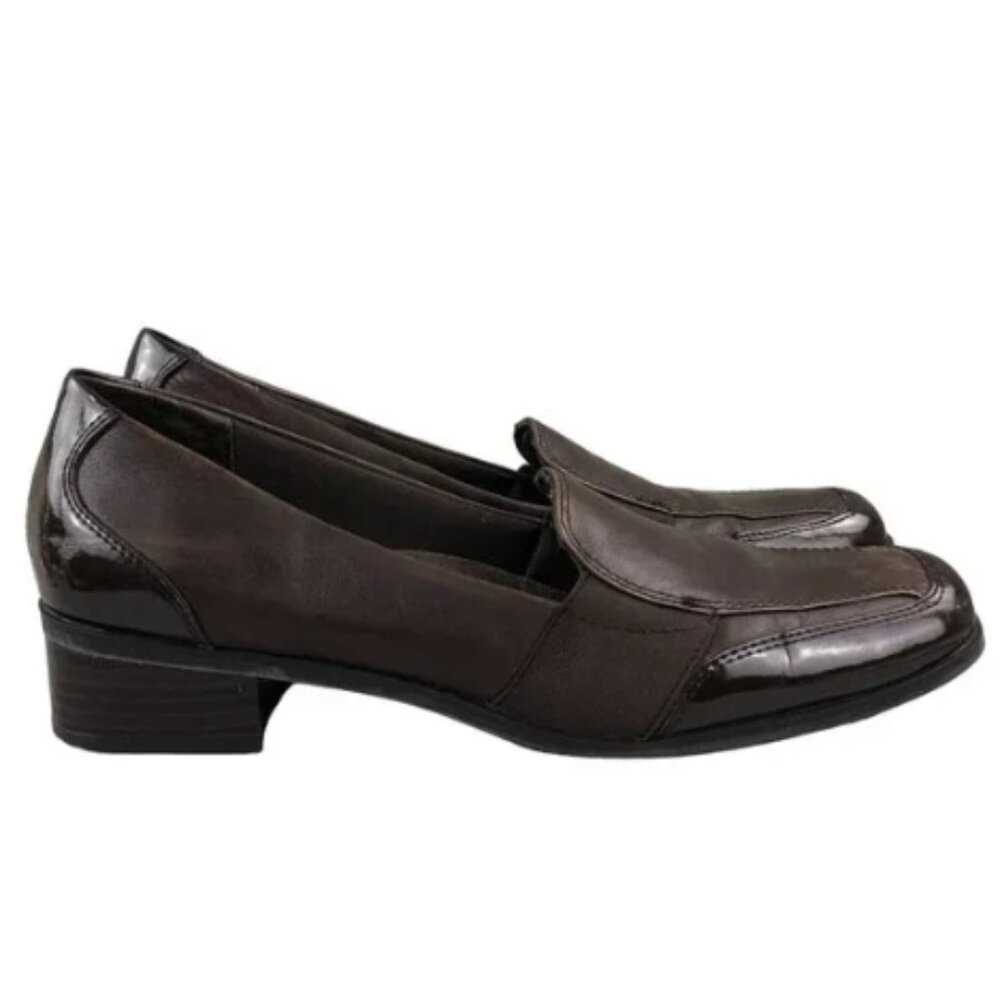 Trotters Women's Size 9N Arianna Closed Toe Slip On Block Heel Loafers Shoes